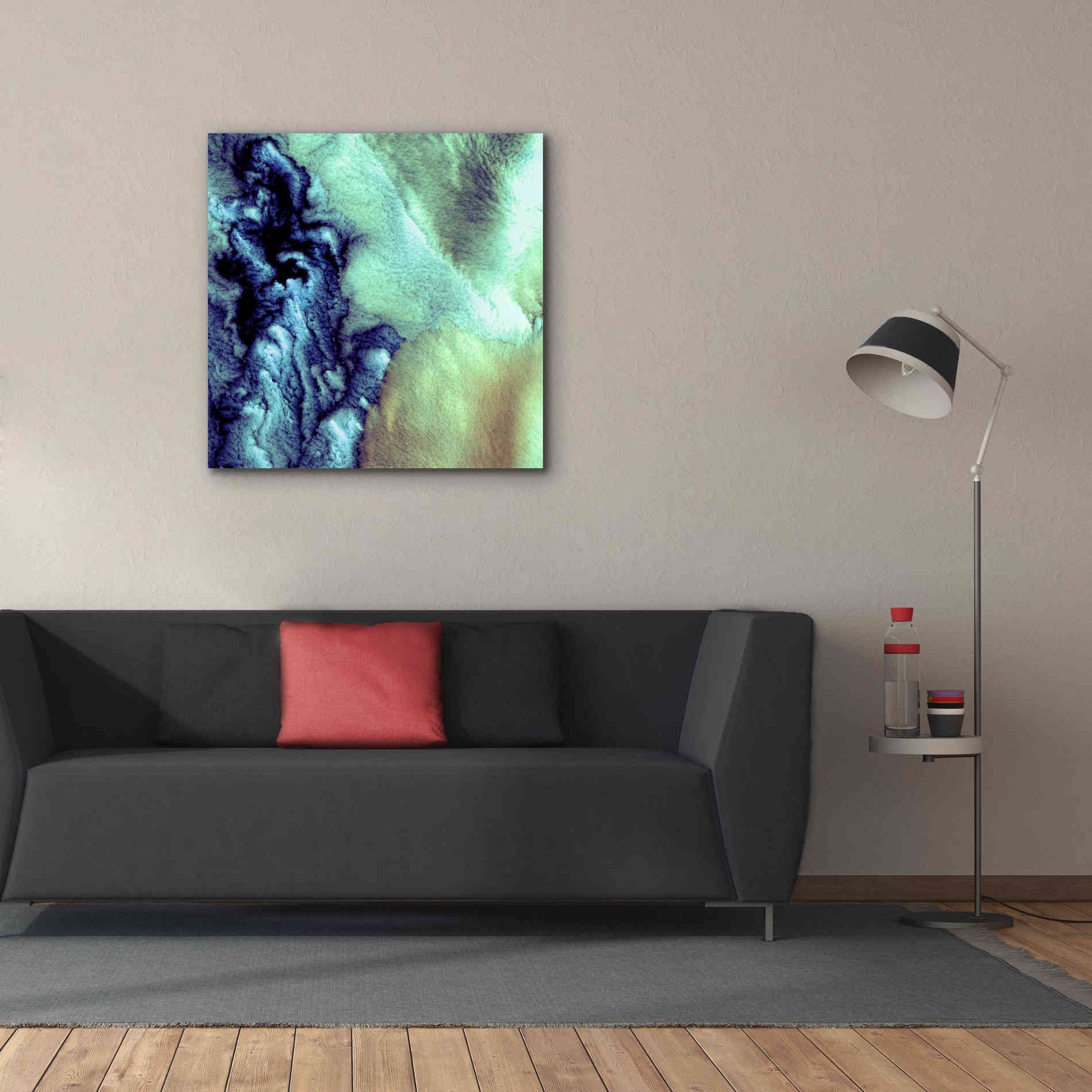 'Earth as Art: Aleutian Clouds' Canvas Wall Art,37 x 37