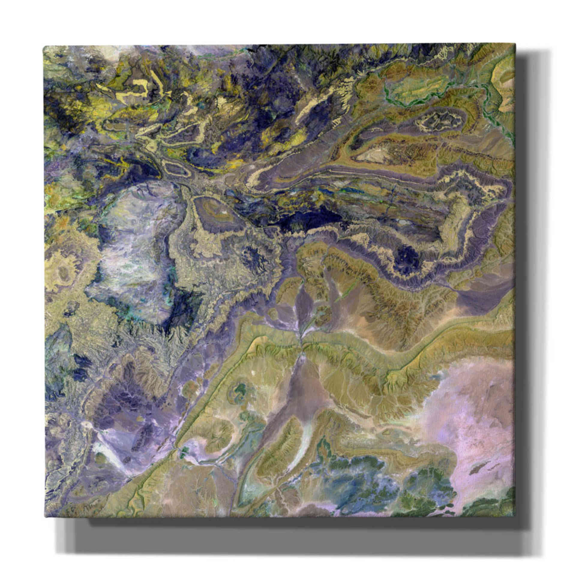 'Earth as Art: Atlas Mountains' Canvas Wall Art