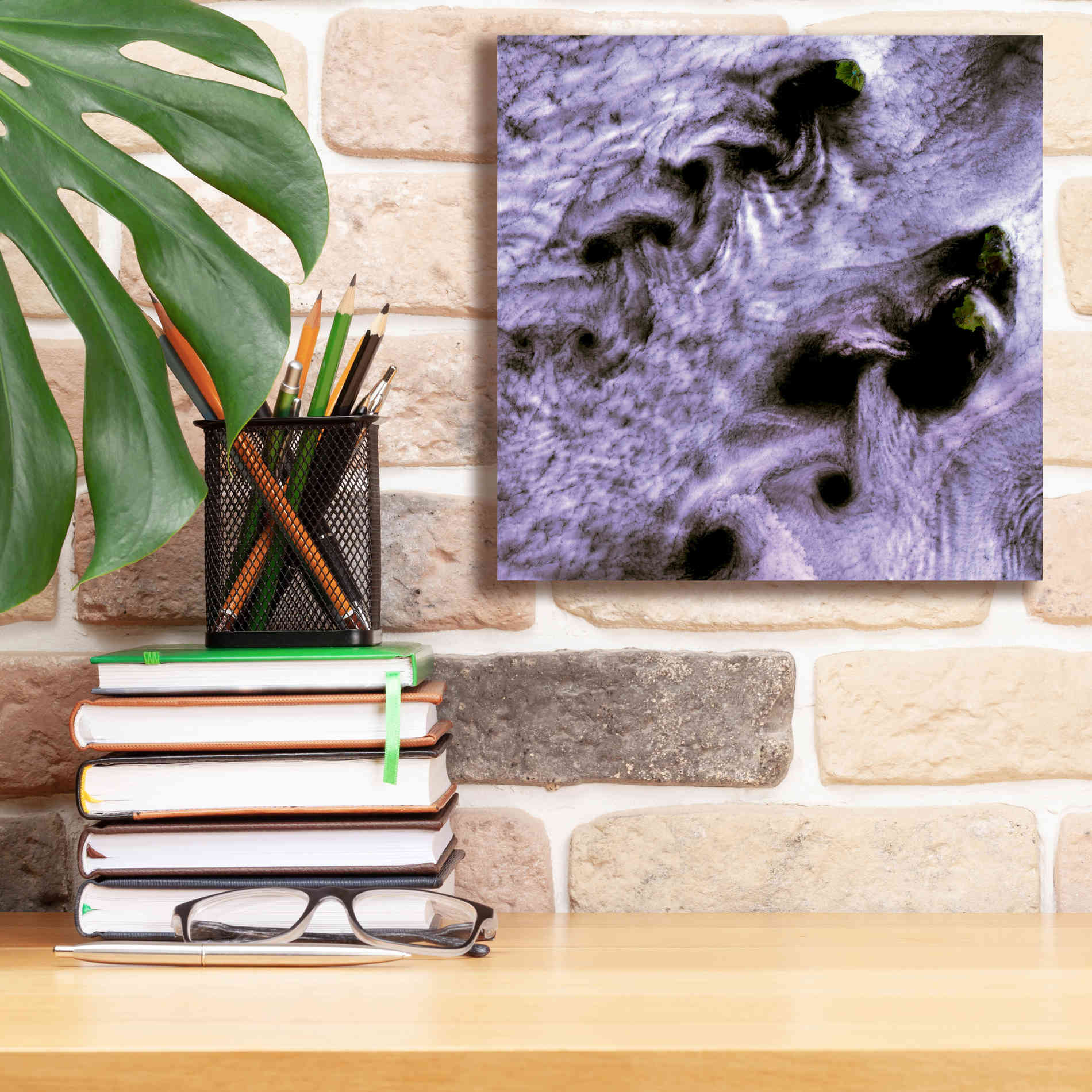 'Earth as Art: Broutona ' Canvas Wall Art,12 x 12