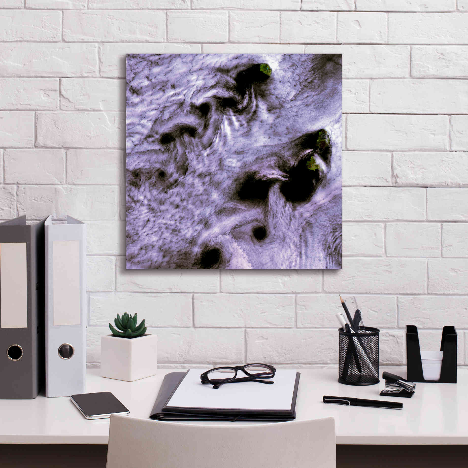 'Earth as Art: Broutona ' Canvas Wall Art,18 x 18