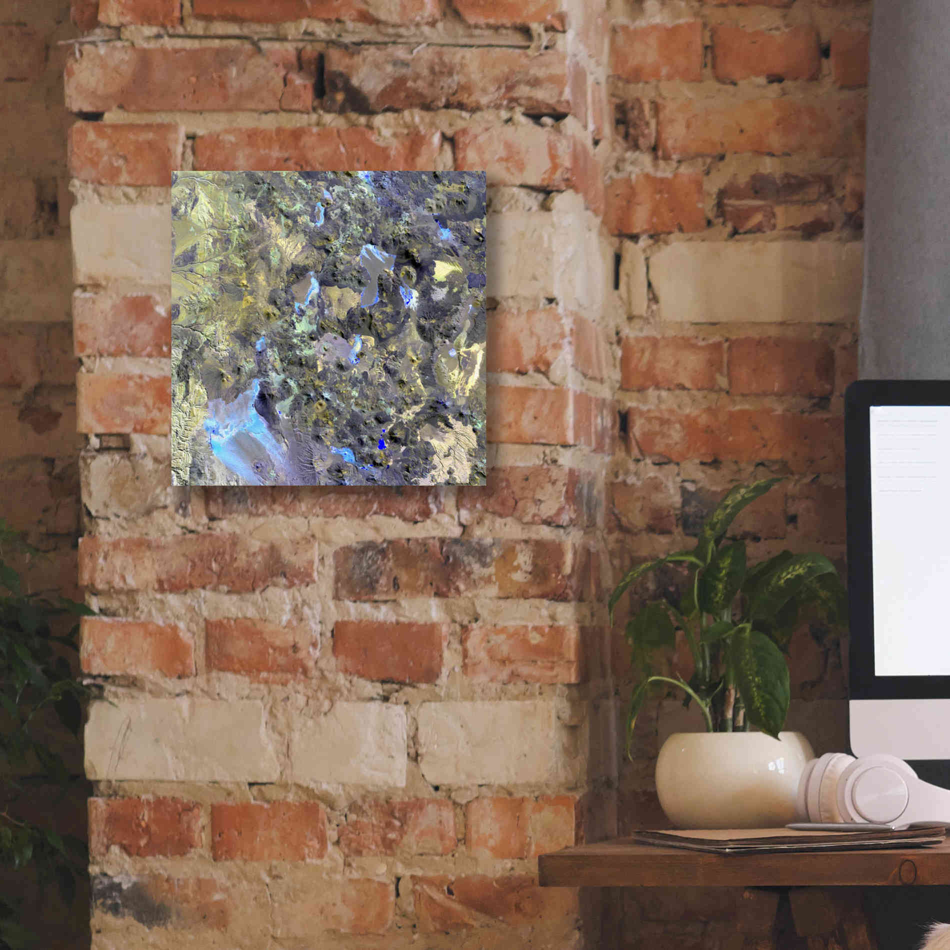 'Earth as Art: Chilean Volcanoes' Canvas Wall Art,12 x 12