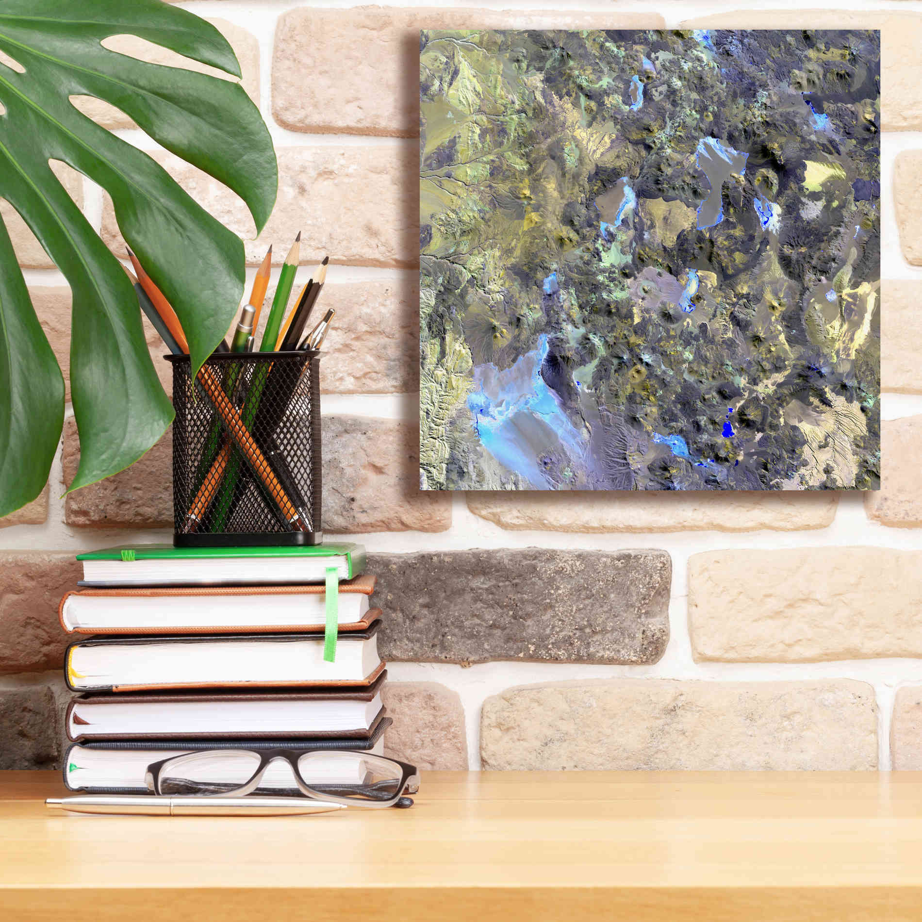 'Earth as Art: Chilean Volcanoes' Canvas Wall Art,12 x 12