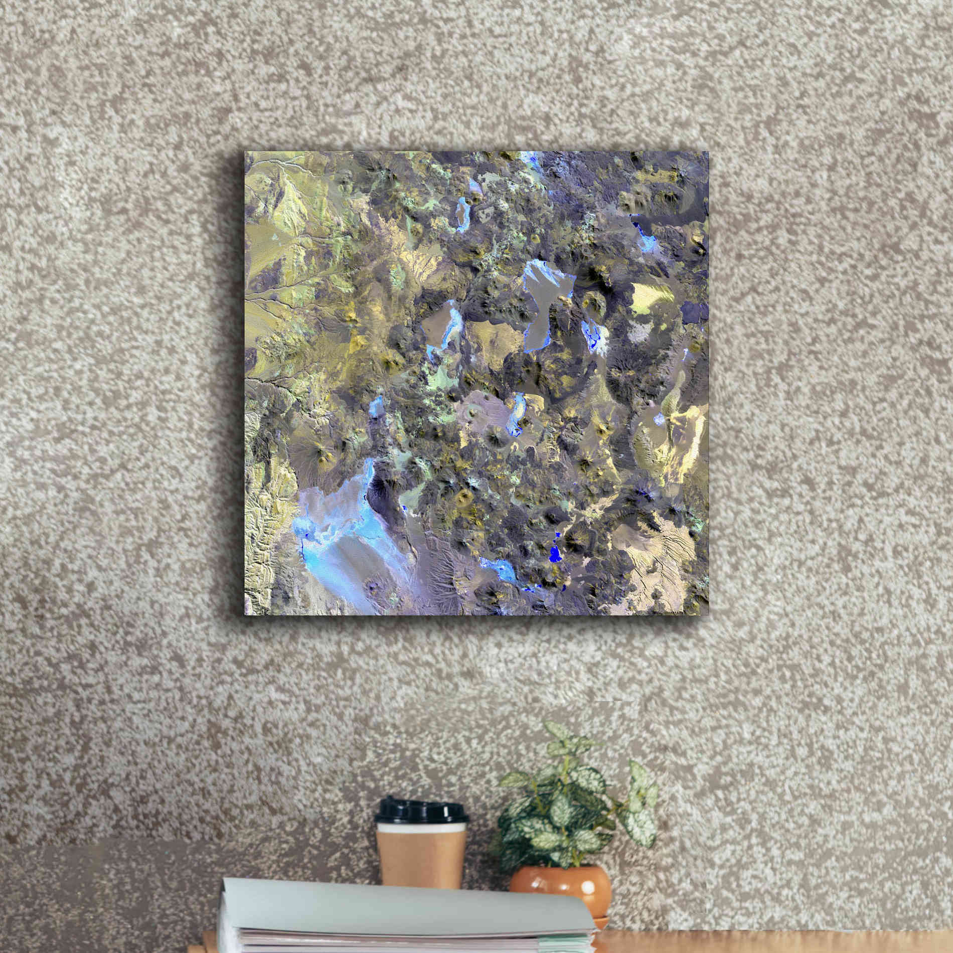 'Earth as Art: Chilean Volcanoes' Canvas Wall Art,18 x 18