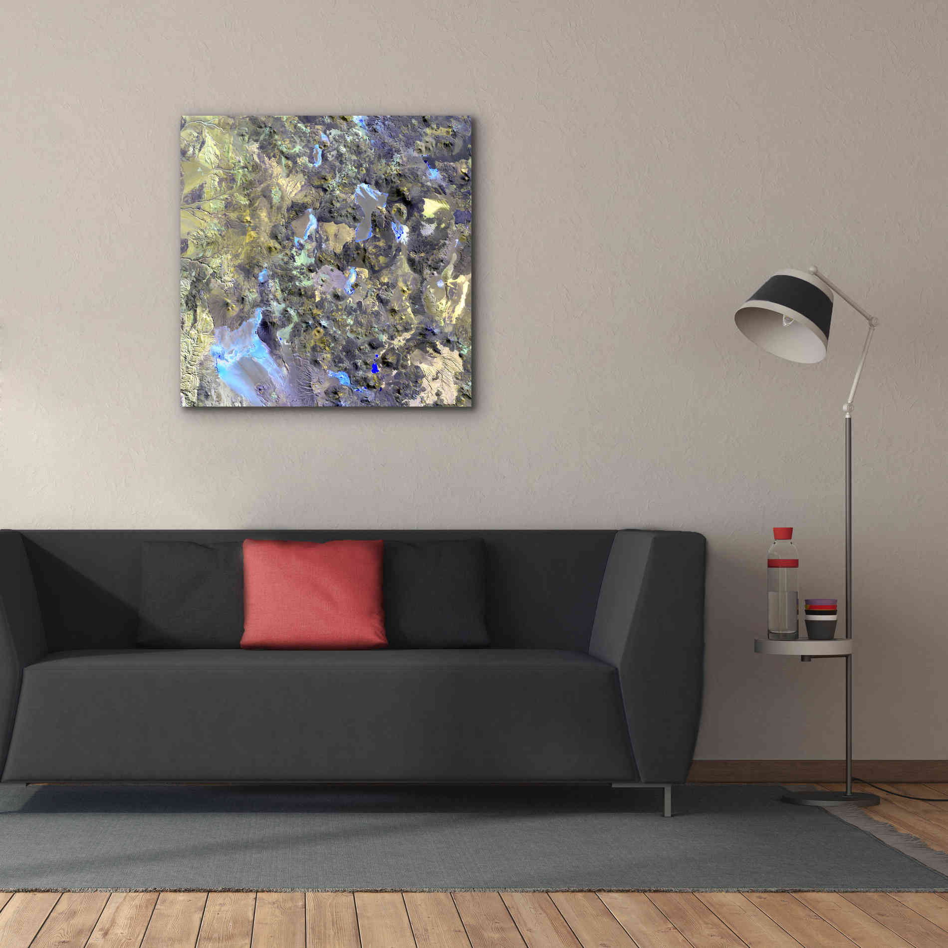 'Earth as Art: Chilean Volcanoes' Canvas Wall Art,37 x 37