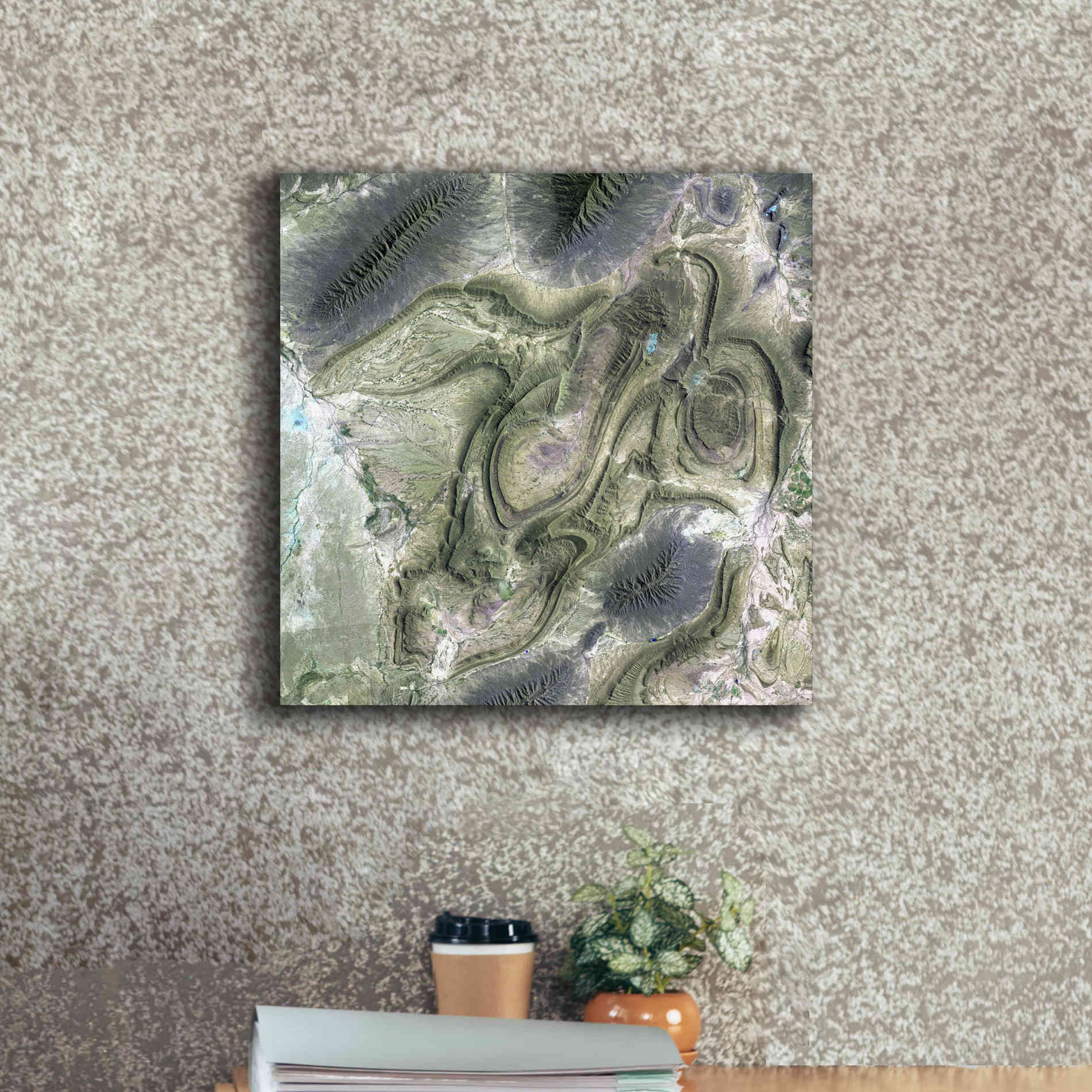'Earth as Art: Coahuila ' Canvas Wall Art,18 x 18