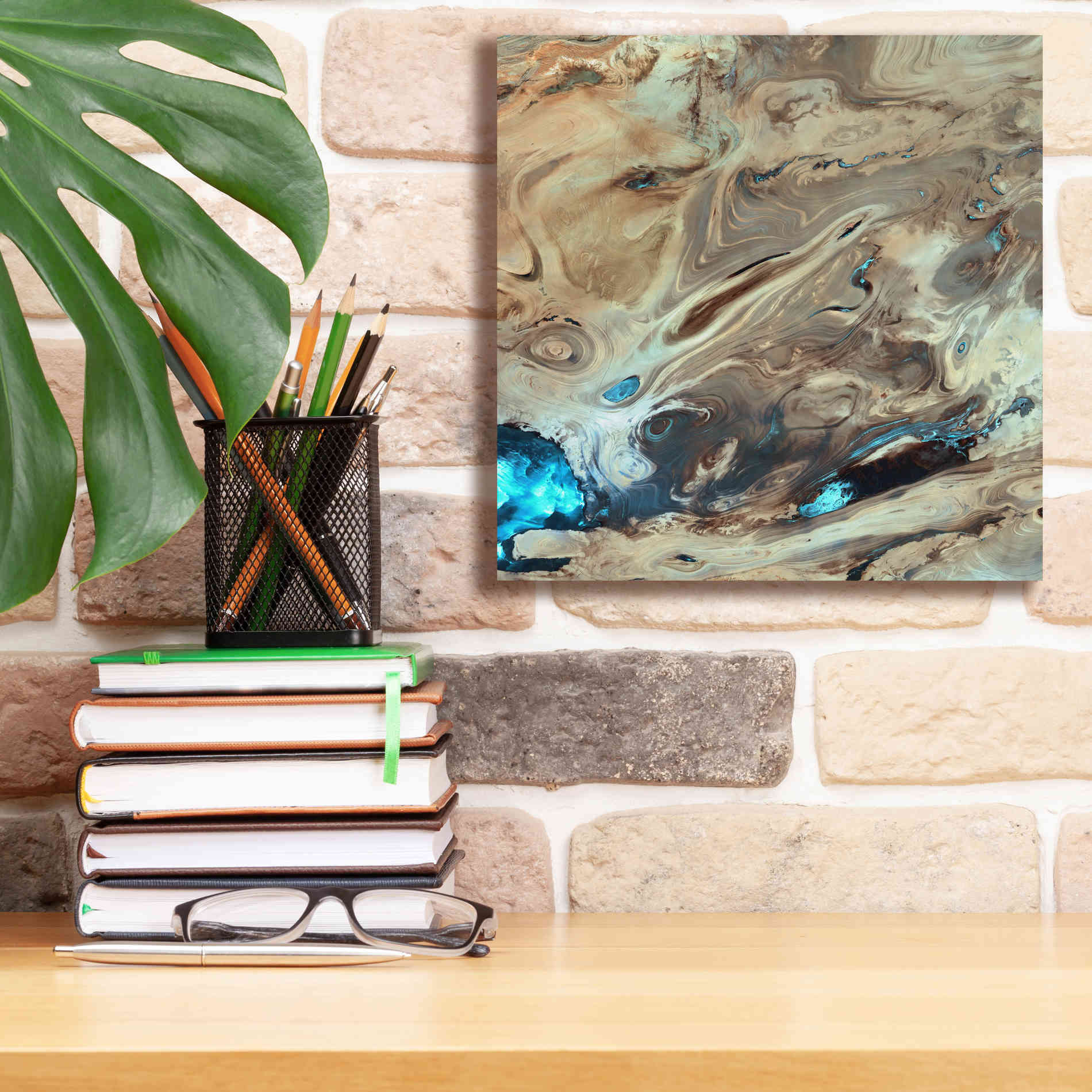 'Earth as Art: Dasht-e Kenir ' Canvas Wall Art,12 x 12