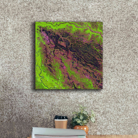 Image of 'Earth as Art: Demini River' Canvas Wall Art,18 x 18