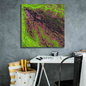 'Earth as Art: Demini River' Canvas Wall Art,26 x 26