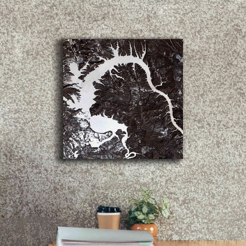 Image of 'Earth as Art: Dragon Lake' Canvas Wall Art,18 x 18