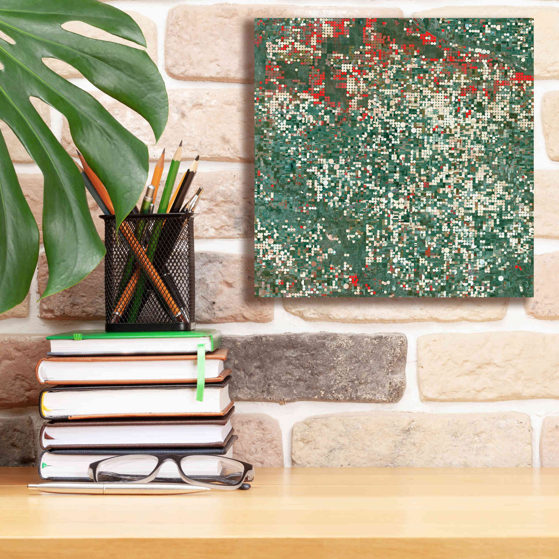 'Earth as Art: Garden City' Canvas Wall Art,12 x 12