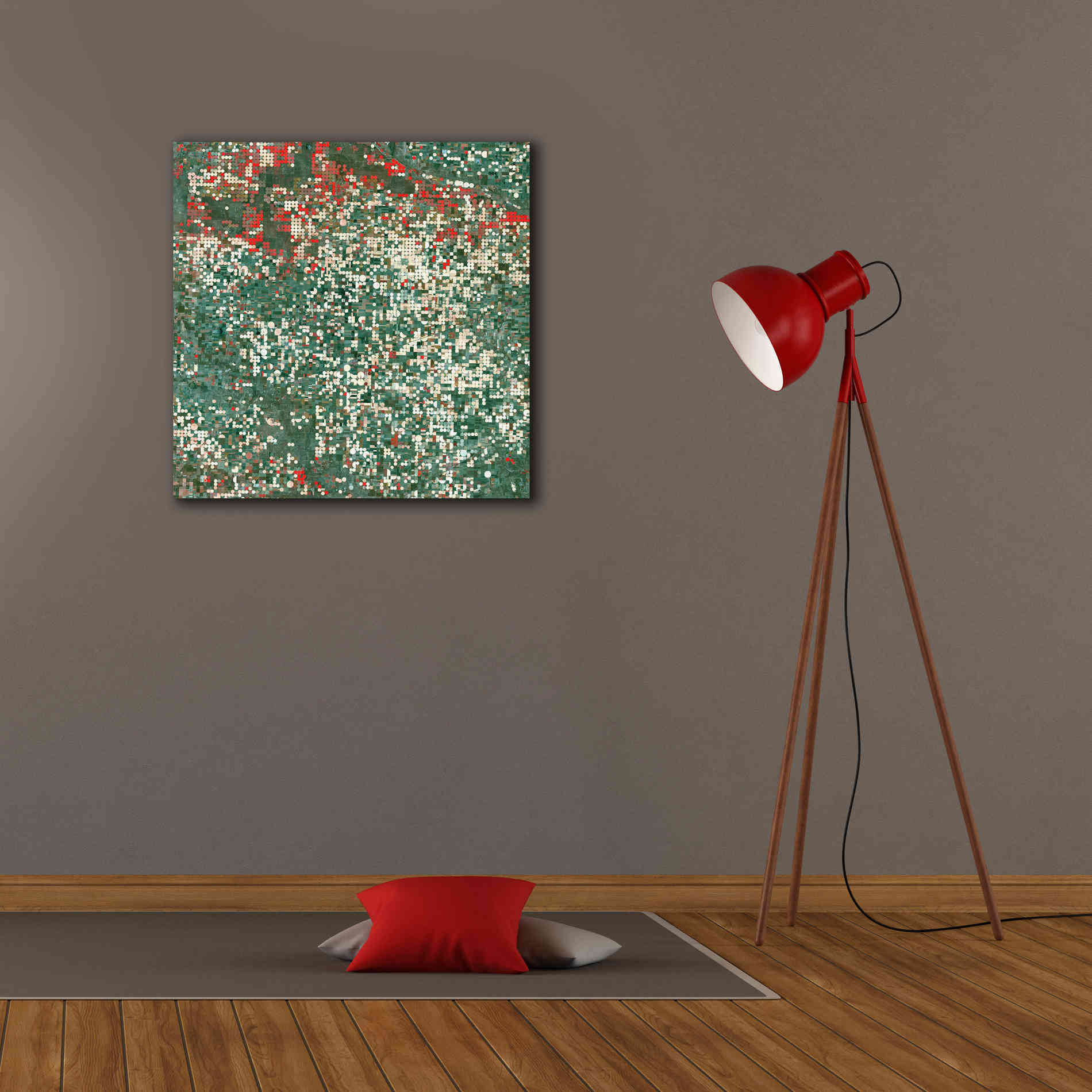 'Earth as Art: Garden City' Canvas Wall Art,26 x 26