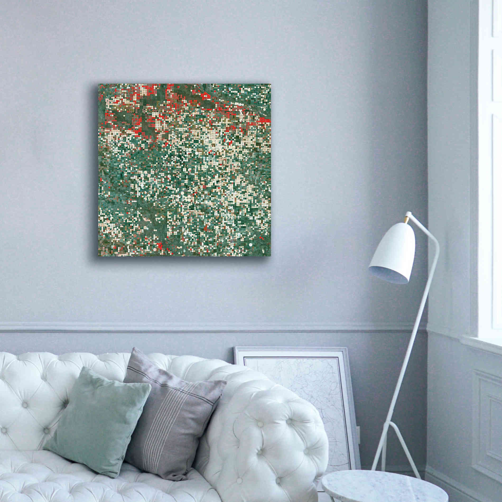 'Earth as Art: Garden City' Canvas Wall Art,37 x 37