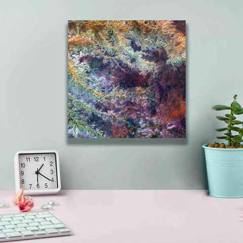 Image of 'Earth as Art: Ghadamis River' Canvas Wall Art,12 x 12