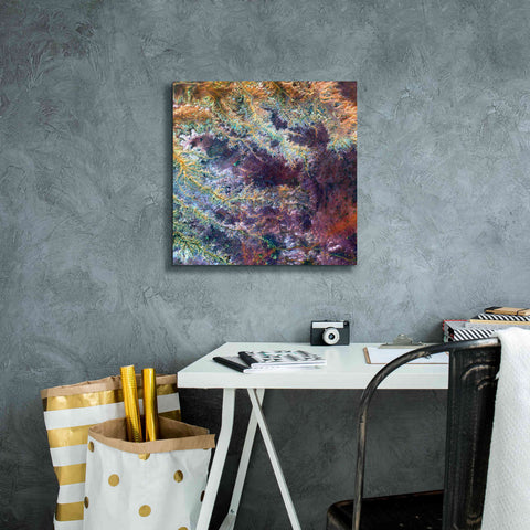 Image of 'Earth as Art: Ghadamis River' Canvas Wall Art,18 x 18