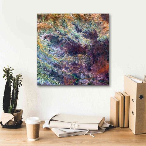 Image of 'Earth as Art: Ghadamis River' Canvas Wall Art,18 x 18