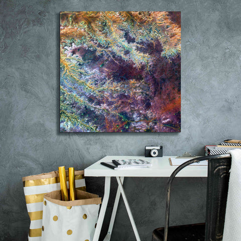 Image of 'Earth as Art: Ghadamis River' Canvas Wall Art,26 x 26