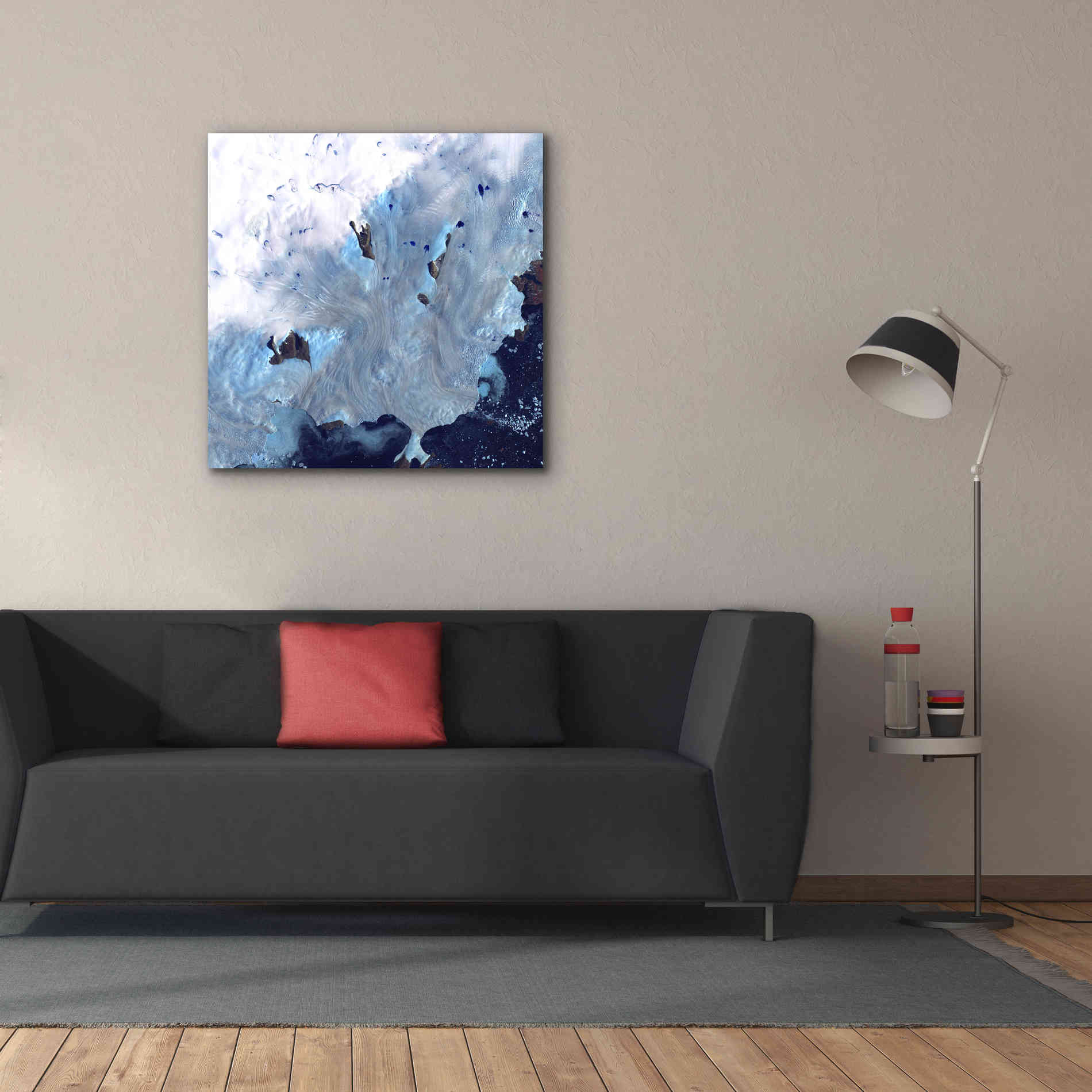 'Earth as Art: Greenland Coast' Canvas Wall Art,37 x 37