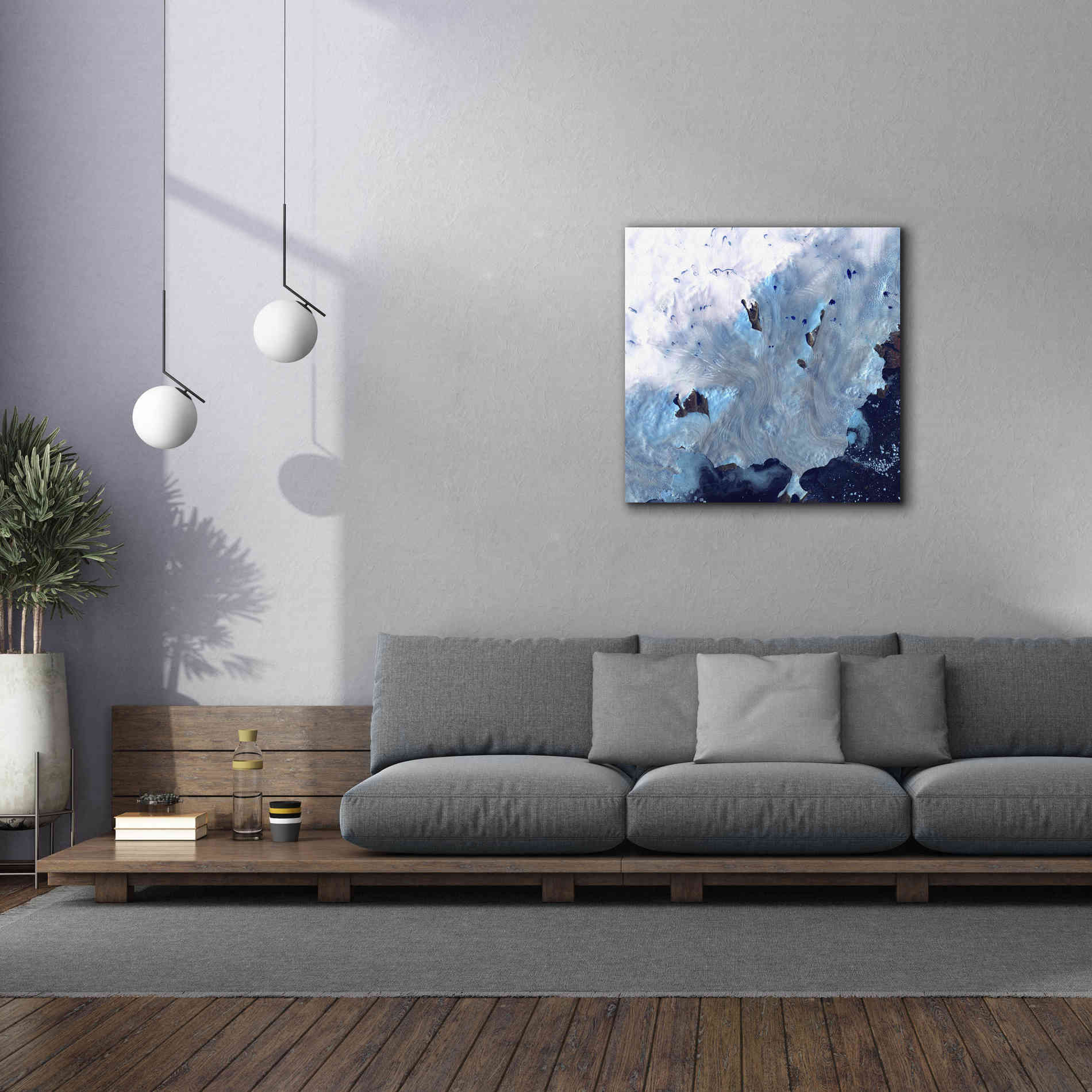 'Earth as Art: Greenland Coast' Canvas Wall Art,37 x 37