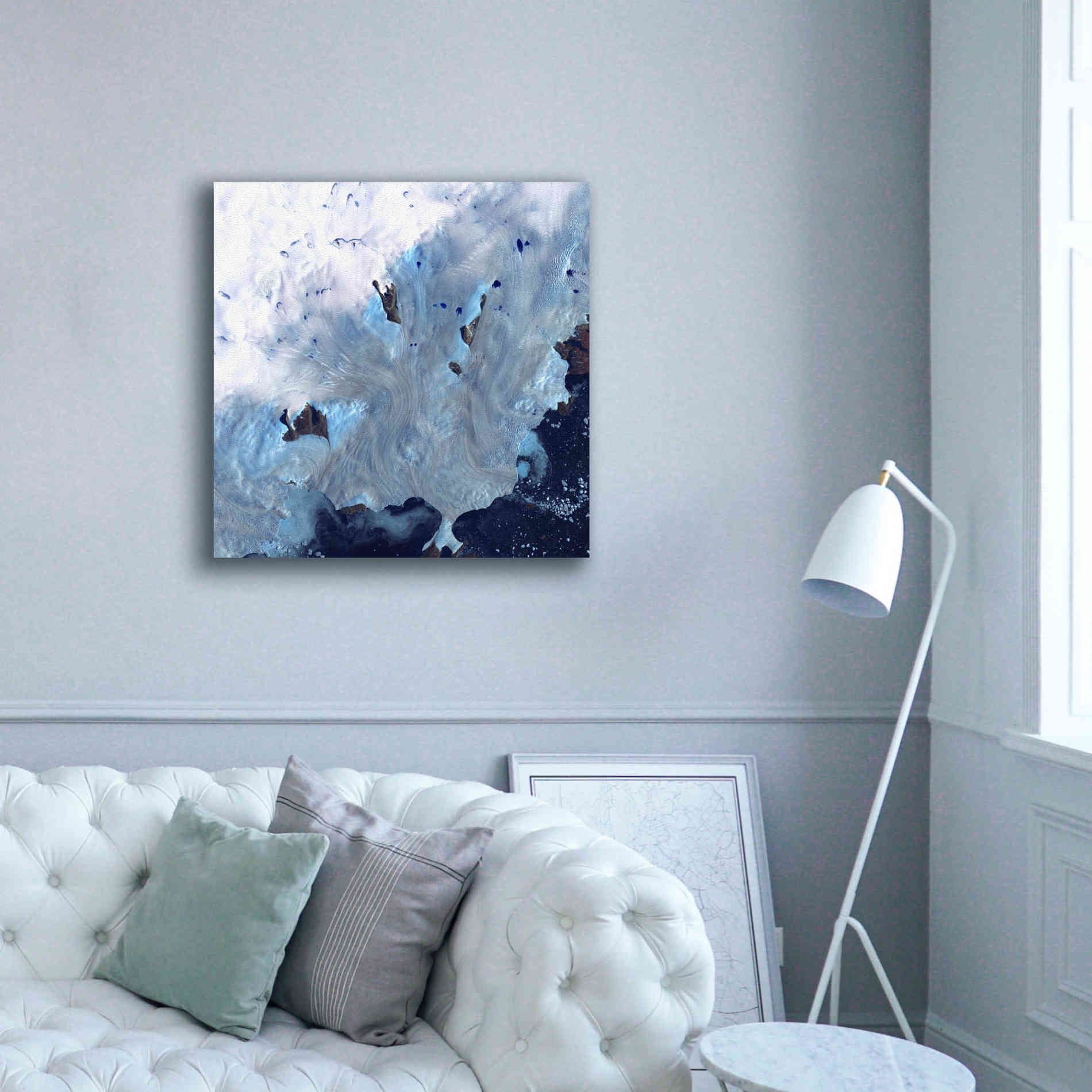 'Earth as Art: Greenland Coast' Canvas Wall Art,37 x 37