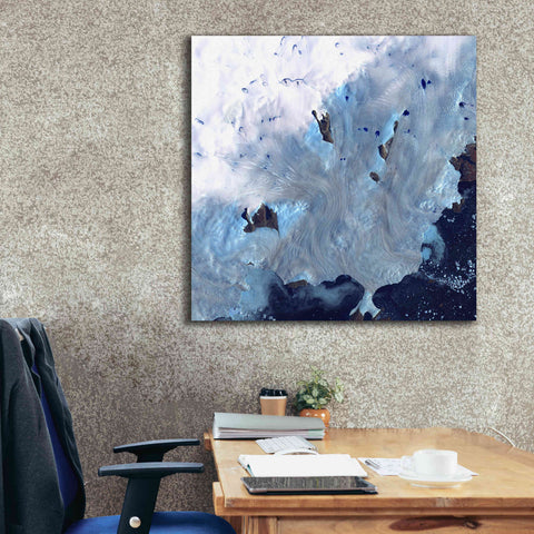 Image of 'Earth as Art: Greenland Coast' Canvas Wall Art,37 x 37