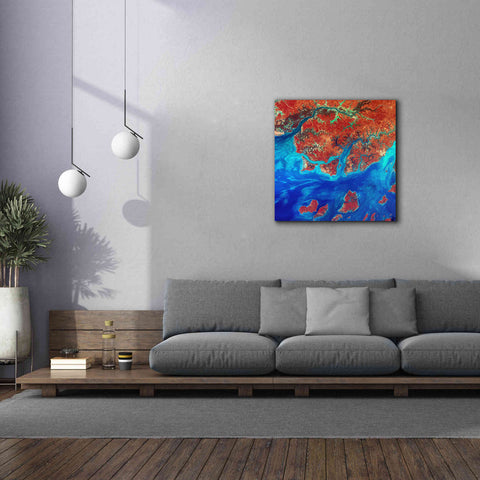 Image of 'Earth as Art: Guinea-Bissau ' Canvas Wall Art,37 x 37