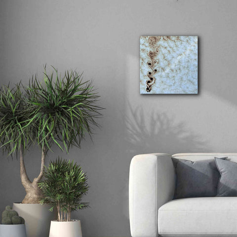 Image of 'Earth as Art: Karman Vortices' Canvas Wall Art,18 x 18