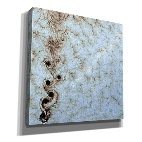 Image of 'Earth as Art: Karman Vortices' Canvas Wall Art