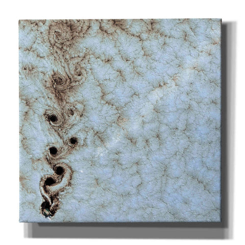 Image of 'Earth as Art: Karman Vortices' Canvas Wall Art