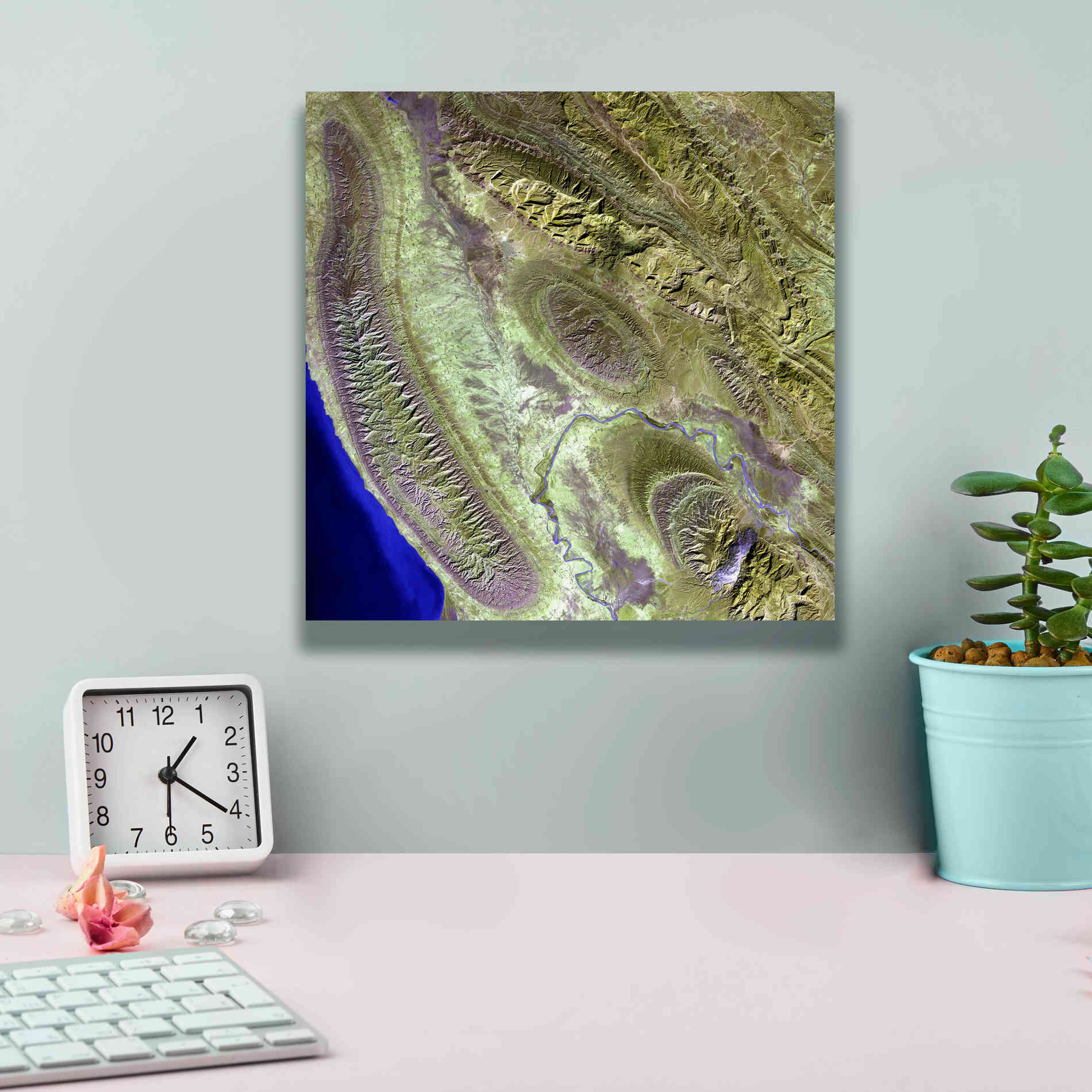 'Earth as Art: Konari ' Canvas Wall Art,12 x 12