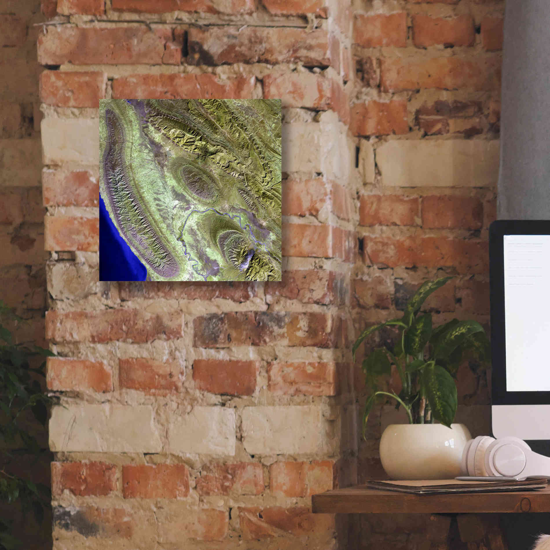 'Earth as Art: Konari ' Canvas Wall Art,12 x 12