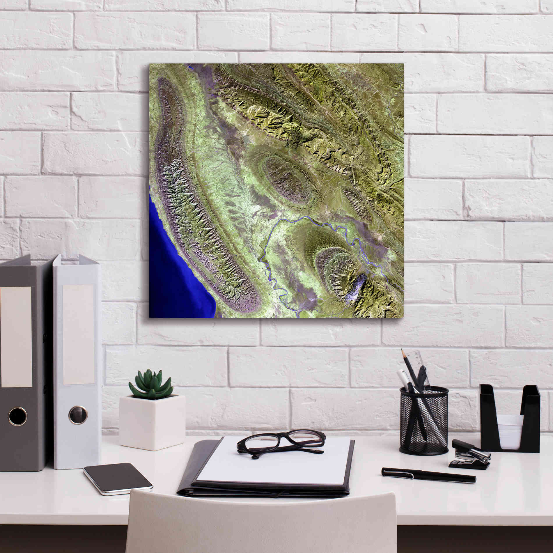 'Earth as Art: Konari ' Canvas Wall Art,18 x 18