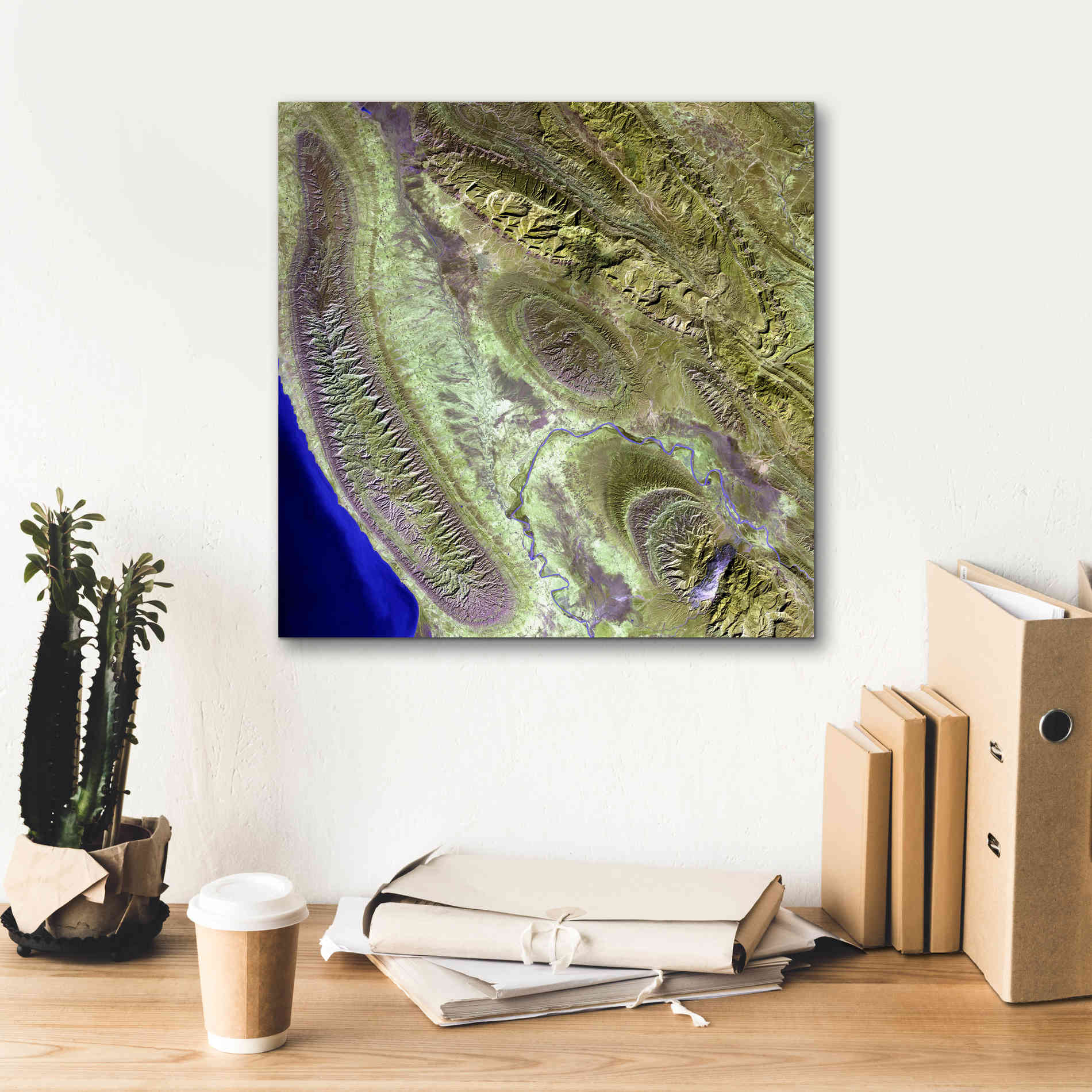 'Earth as Art: Konari ' Canvas Wall Art,18 x 18