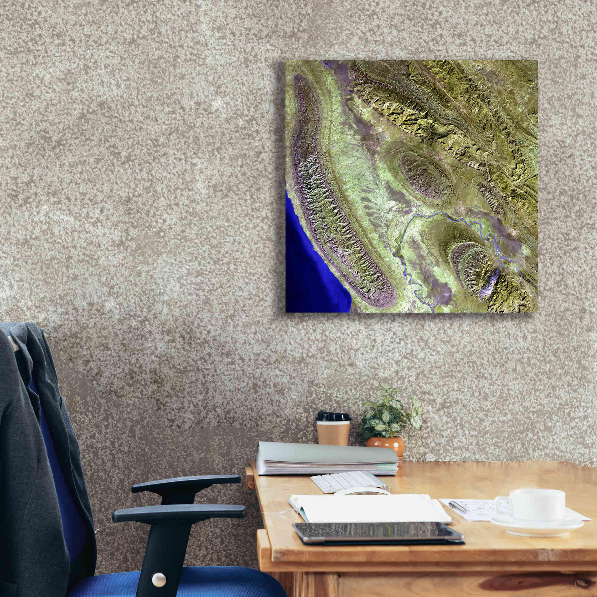 'Earth as Art: Konari ' Canvas Wall Art,26 x 26