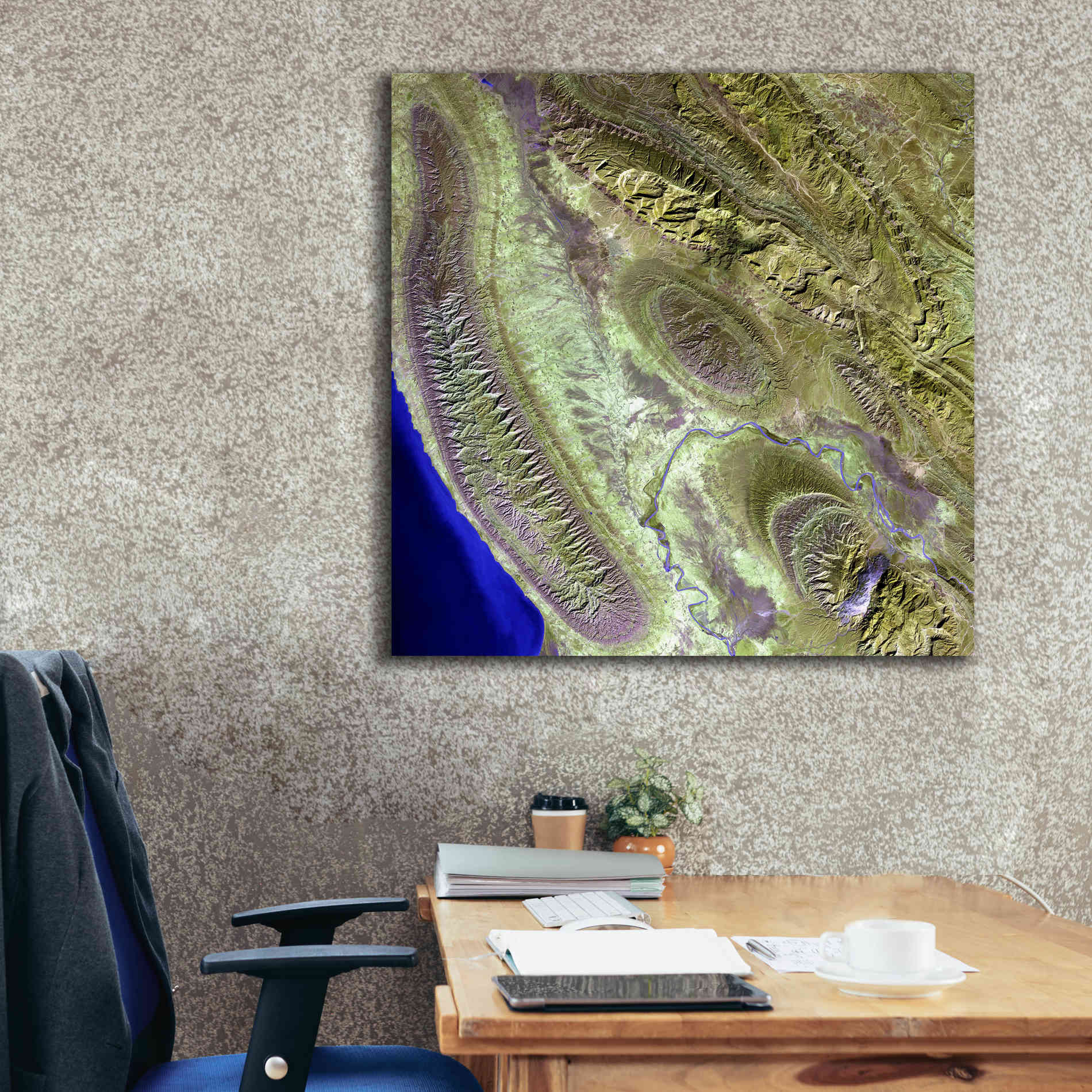 'Earth as Art: Konari ' Canvas Wall Art,37 x 37