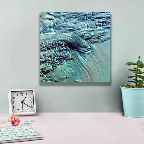Image of 'Earth as Art: Lambert Glacier' Canvas Wall Art,12 x 12