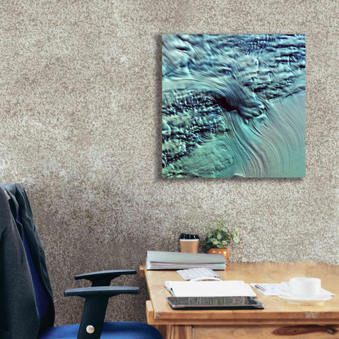 Image of 'Earth as Art: Lambert Glacier' Canvas Wall Art,26 x 26