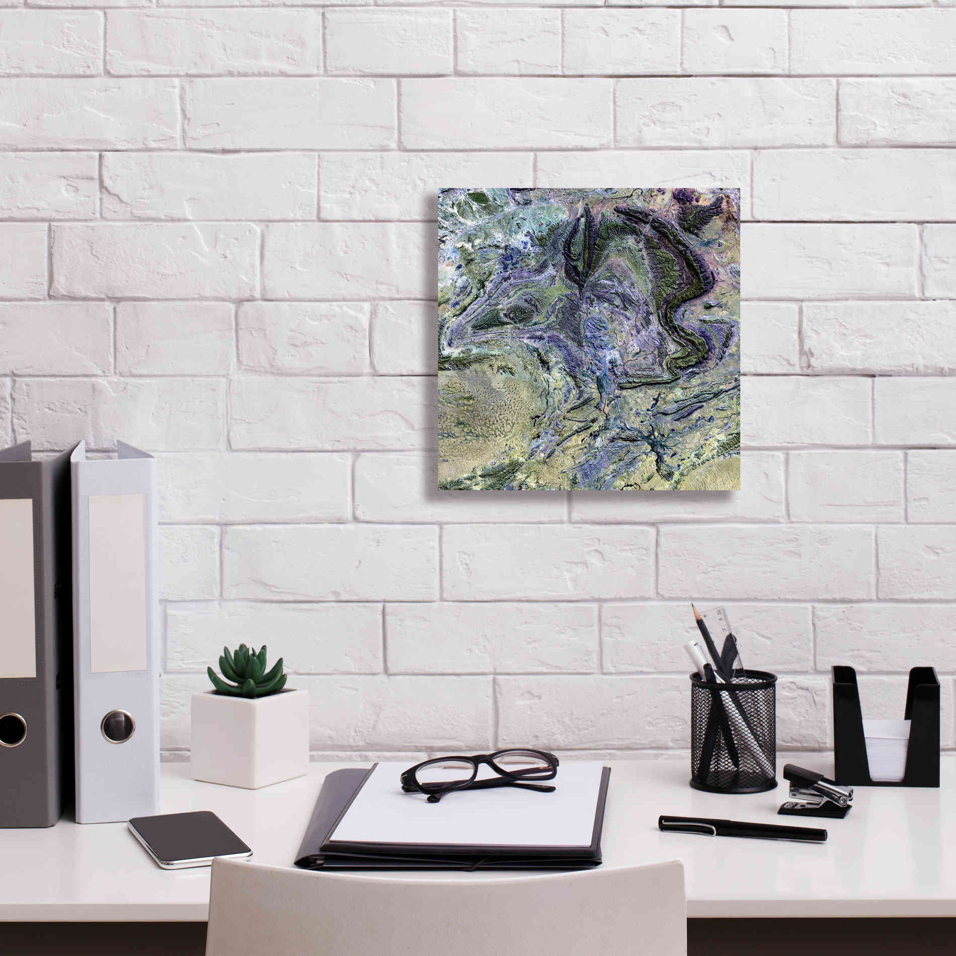 'Earth as Art: MacDonnel Ranges' Canvas Wall Art,12 x 12