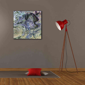 'Earth as Art: MacDonnel Ranges' Canvas Wall Art,26 x 26