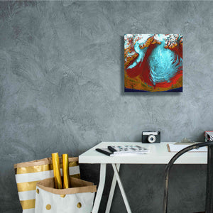 'Earth as Art: Malaspina Glacier' Canvas Wall Art,12 x 12
