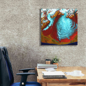 'Earth as Art: Malaspina Glacier' Canvas Wall Art,26 x 26