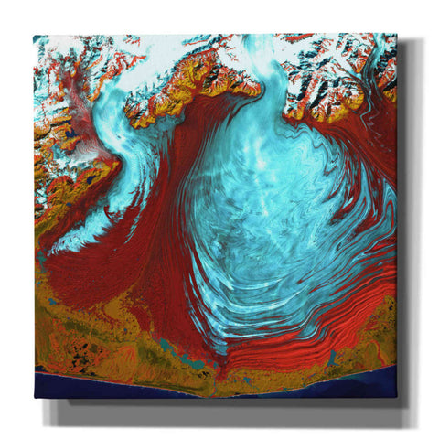 Image of 'Earth as Art: Malaspina Glacier' Canvas Wall Art