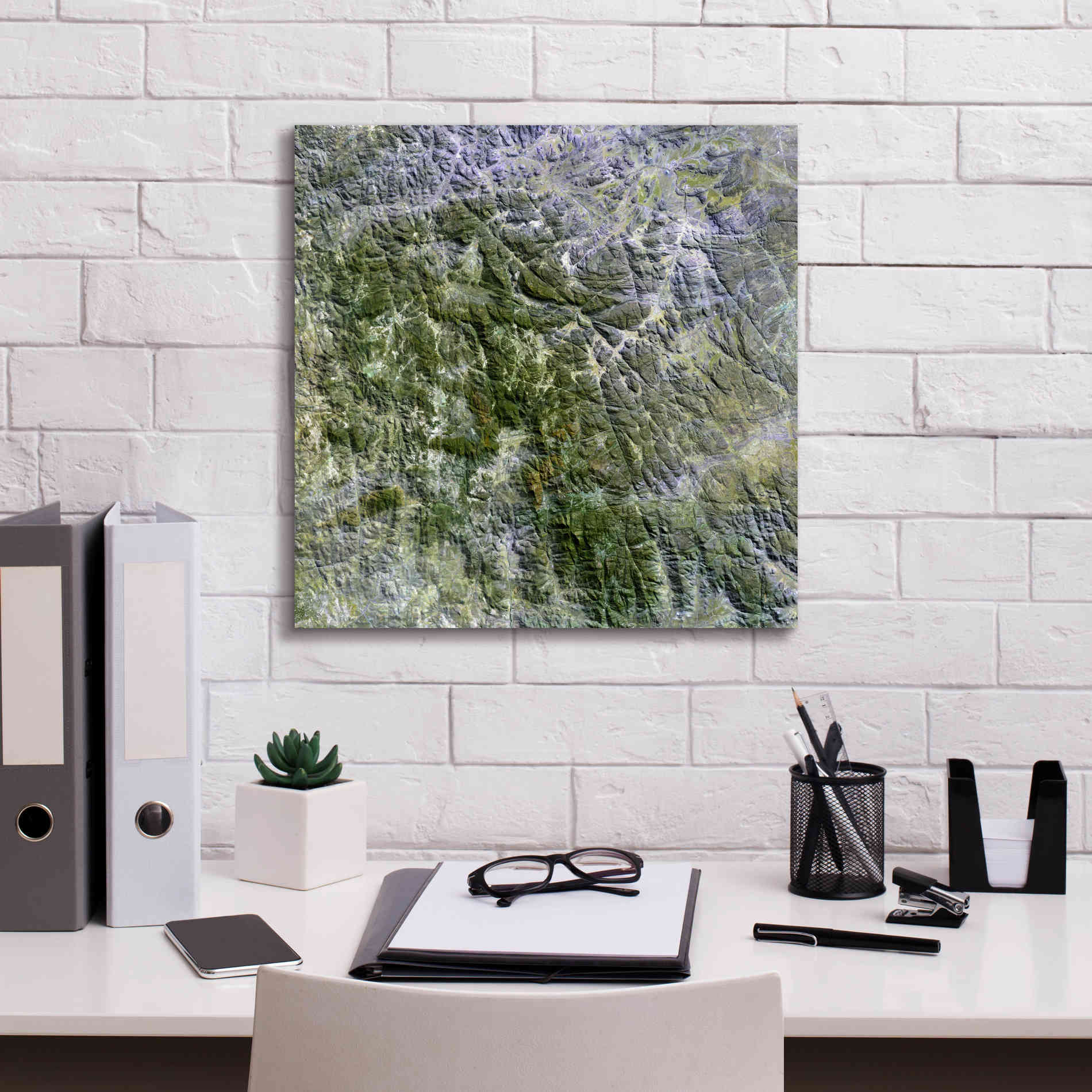 'Earth as Art: Namaqualand ' Canvas Wall Art,18 x 18