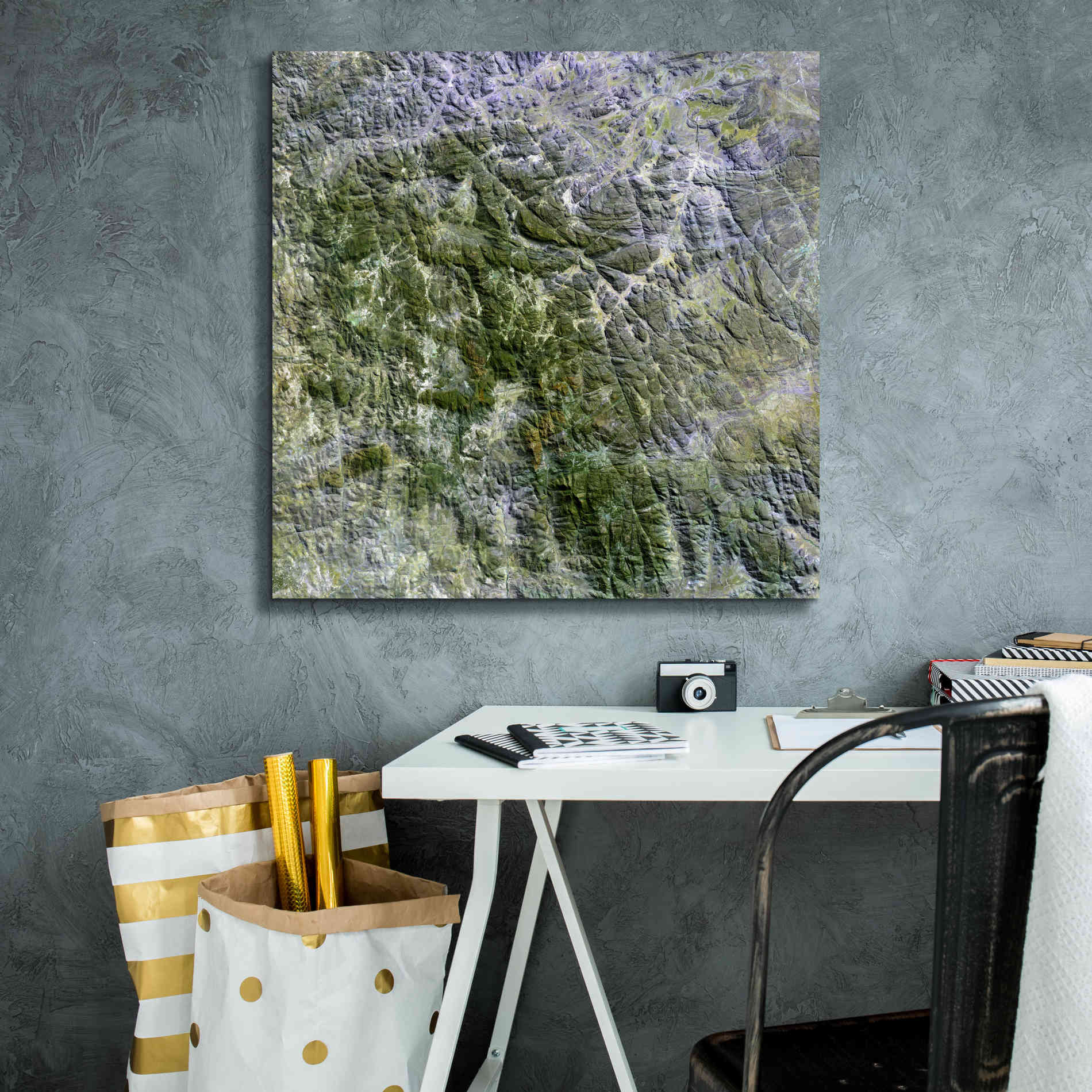 'Earth as Art: Namaqualand ' Canvas Wall Art,26 x 26