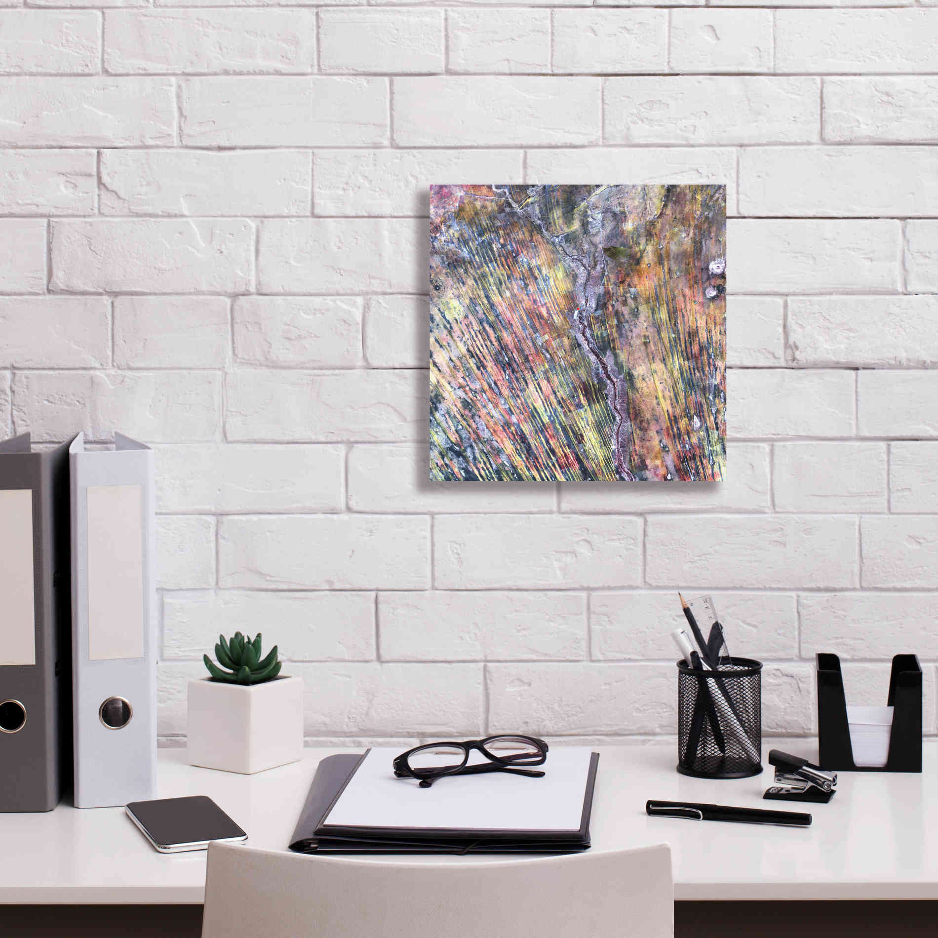 'Earth as Art: The Optimist' Canvas Wall Art,12 x 12