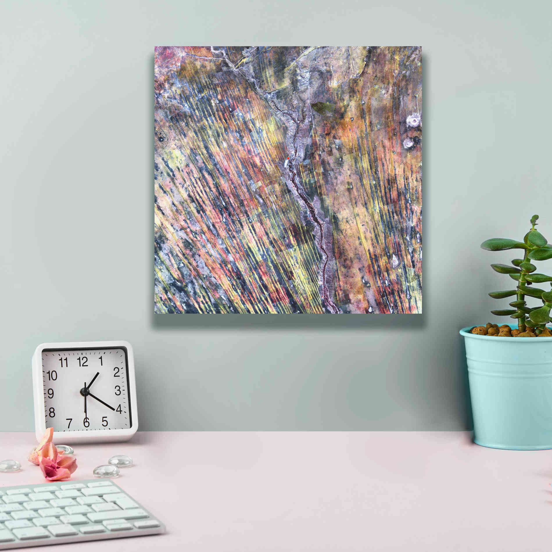 'Earth as Art: The Optimist' Canvas Wall Art,12 x 12