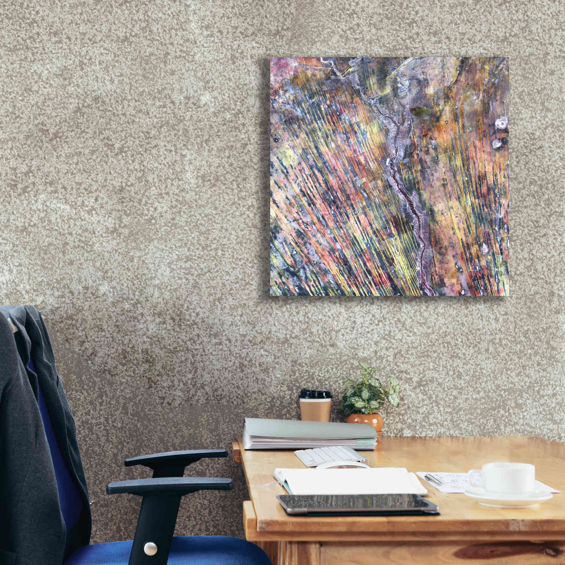 'Earth as Art: The Optimist' Canvas Wall Art,26 x 26