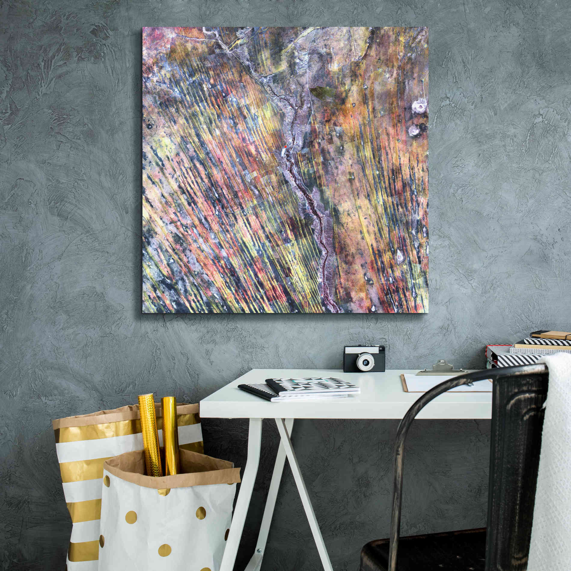 'Earth as Art: The Optimist' Canvas Wall Art,26 x 26