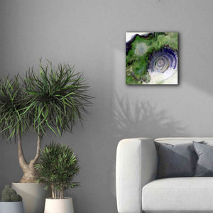 'Earth as Art: Richat Structure' Canvas Wall Art,18 x 18