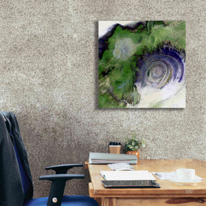 'Earth as Art: Richat Structure' Canvas Wall Art,26 x 26
