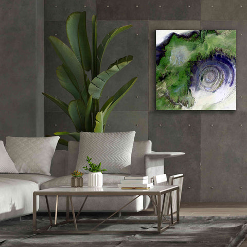 Image of 'Earth as Art: Richat Structure' Canvas Wall Art,37 x 37